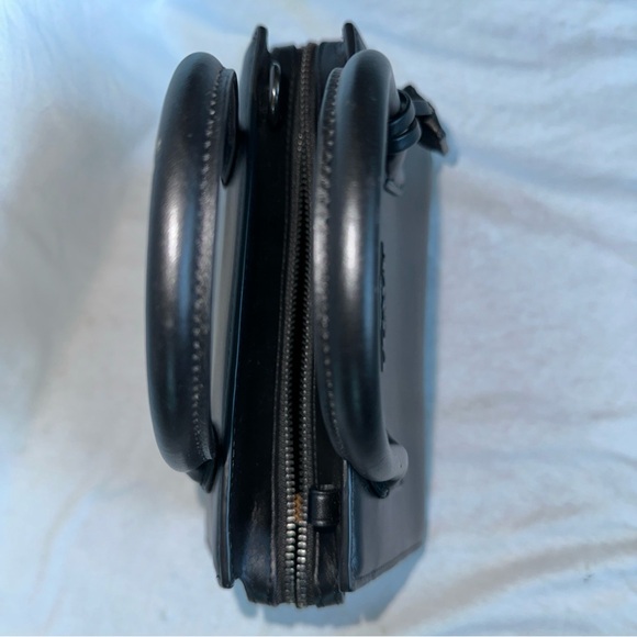 Coach Andrea carryall Black Leather Handbag CP081 - Picture 4 of 16